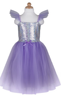 Déguisement - Robe princesse sequins Lilas - Diff taille