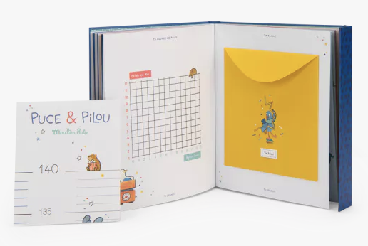 Livre naissance - Puce et Pilou