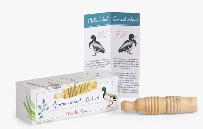 Appeau en bois - Canard - Le jardin du Moulin