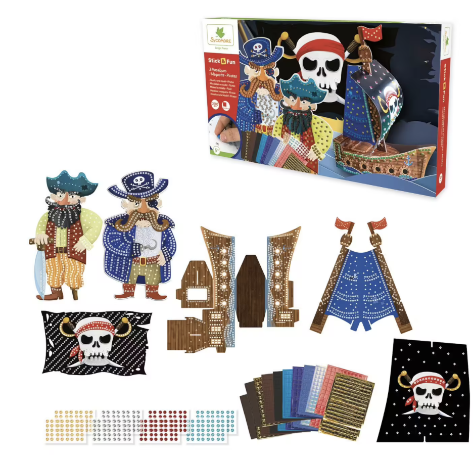 Stick'N Fun - XXL - Mosaïques - Pirates