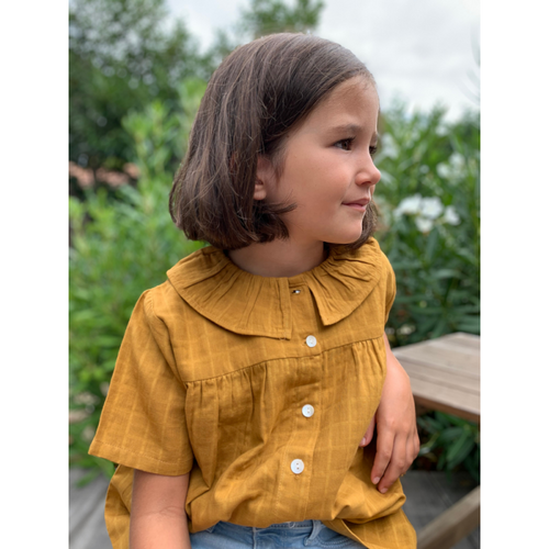 Blouse Colombine - Lange miel