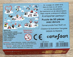 Boîte mini puzzle - Pandas 50 pièces