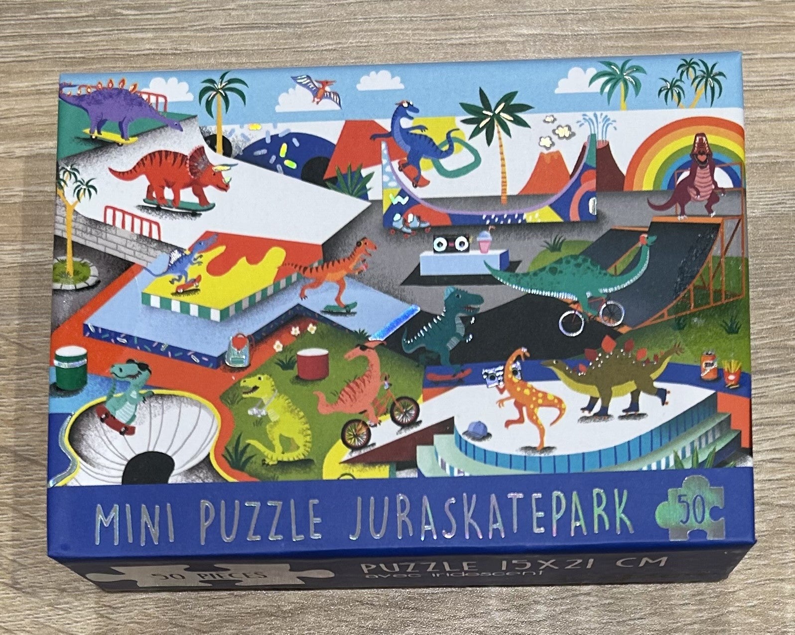 Boîte mini puzzle - Juraskatepark 50 pièces