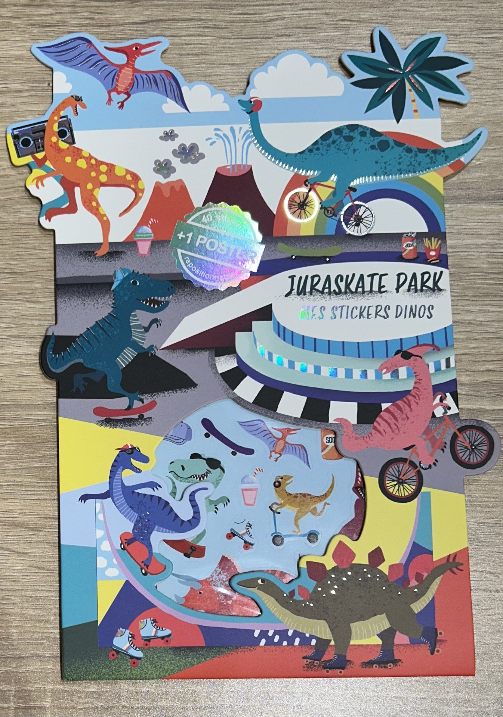 Stickers repositionnables + poster - Juraskate Park