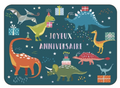 Carte - Joyeux anniversaire des dinos