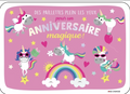Carte - Joyeux anniversaires magique Licornes