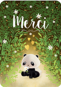 Carte - Merci panda