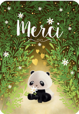 Carte - Merci panda