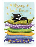 Carte - Bisous tout doux