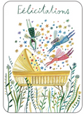 Carte - Félicitations naissance fées