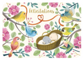 Carte - Félicitations naissance bébé couffin