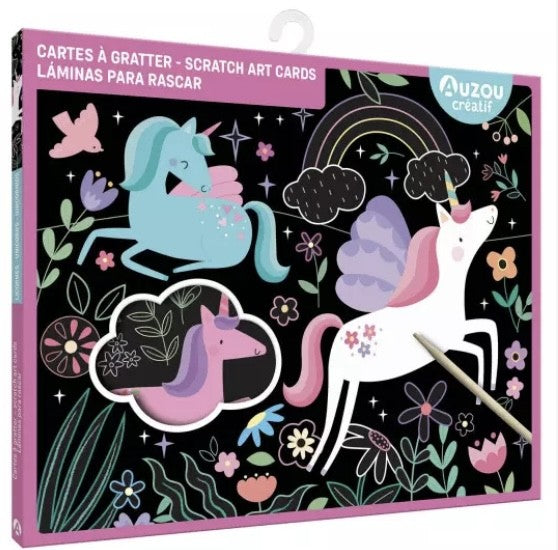 Ma pochette d’artiste - Cartes à gratter Licornes