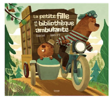 La petite fille et la bibliothèque ambulante