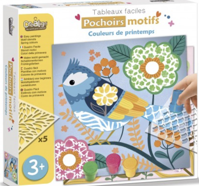 Pochoirs motifs - Couleurs de Printemps