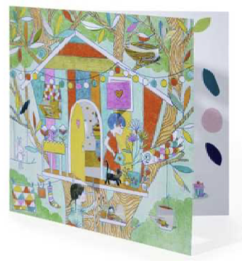 Coloriages Petites portes - Les cabanes de Nina