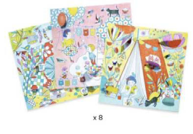 Coloriages Petites portes - Les cabanes de Nina
