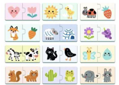 Puzzle duo - Couleurs