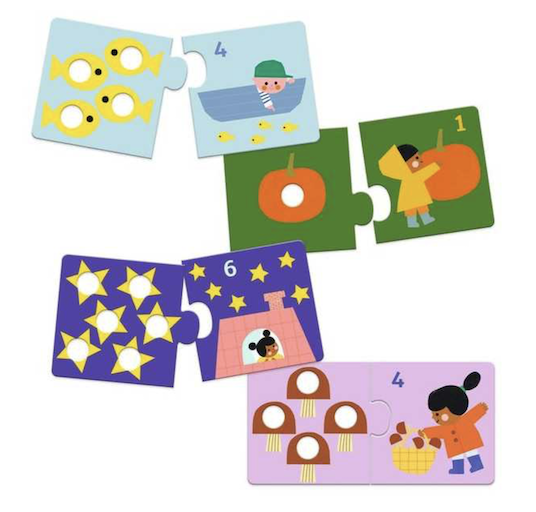 Puzzle duo - Premiers chiffres