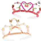 Foison de perles - Duo de tiares - Rose