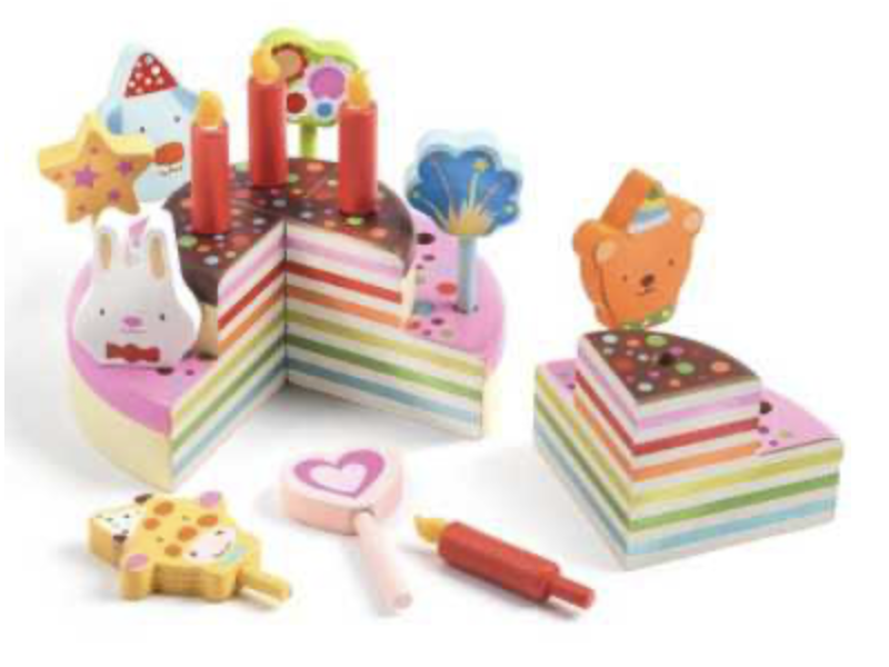 Dinette enfant - Gâteau - Happy Birthday