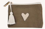 Porte-monnaie Love - Taupe