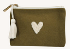 Porte-monnaie Love - Olive