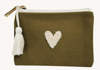 Porte-monnaie Love - Olive