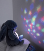 Veilleuse musicale projection - Lapin Rose