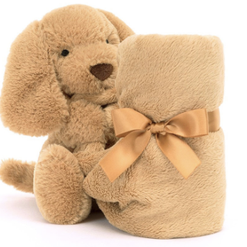 Doudou bashful Toffee Puppy - Soother