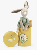 Poupée lapin sauge en boîte - Trois petits lapins