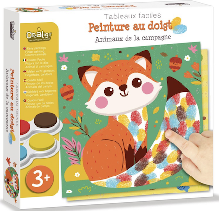 Peinture au doigt - Animaux de la campagne