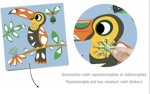 Gommettes déco repositionnables - Dans mon arbre