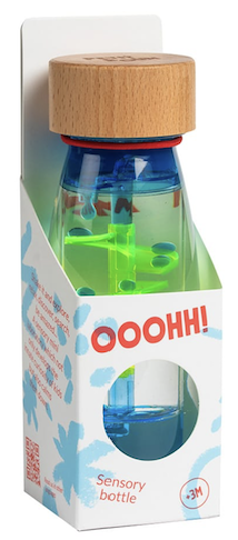 Bouteille sensorielle - Move bottle Spirale Blue