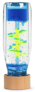 Bouteille sensorielle - Move bottle Spirale Blue