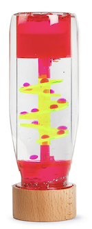 Bouteille sensorielle - Move bottle Spirale Pink
