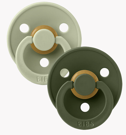 Pack de 2 tétines Bibs anatomique - Taille 1 ( Sage / Hunter Green )