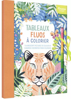 Mon cahier créa - Tableaux fluos à colorier