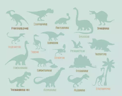 Mon petit coffret aimanté -  Dinosaures