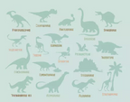 Mon petit coffret aimanté -  Dinosaures