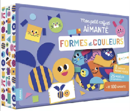 Mon petit coffret aimanté -  Formes et couleurs