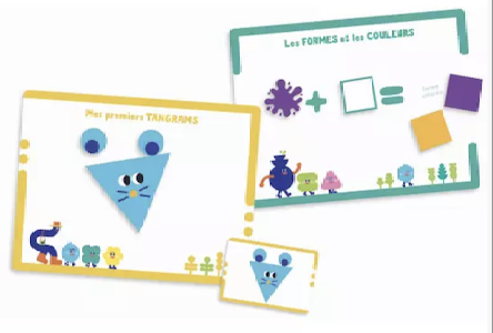 Mon petit coffret aimanté -  Formes et couleurs