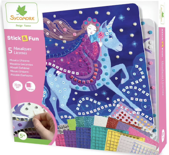 Stick'N Fun - Mosaiques - Licornes