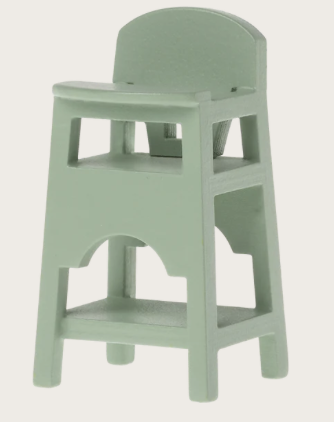 Chaise Haute - Souris - Menthe