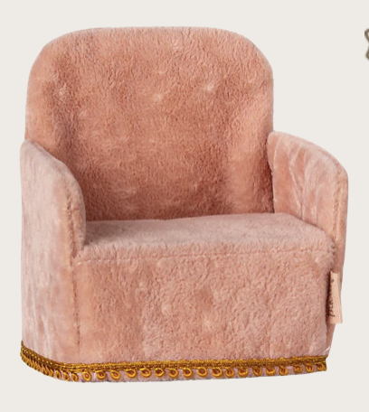 Fauteuil, Souris - Rose