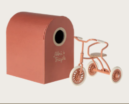 Abri à tricycle, Souris - Corail