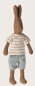 Lapin - taille 1 - Marron chocolat - T-shirt & short