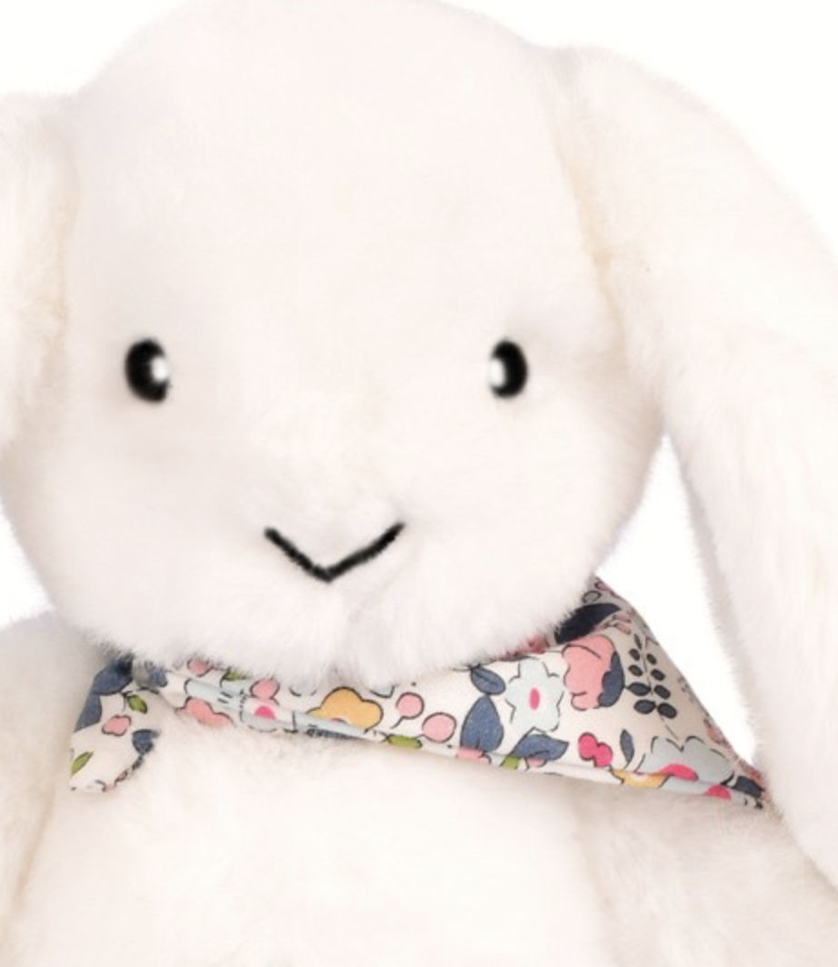 Lapin Fleurette - Blanc 35 cm