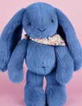 Lapin Fleurette - Bleu 35 cm