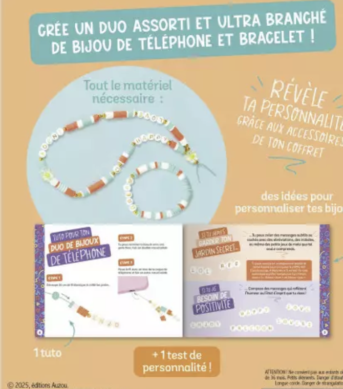 Mon Duo de Bijoux - 1 bracelet et 1 bijou de téléphone