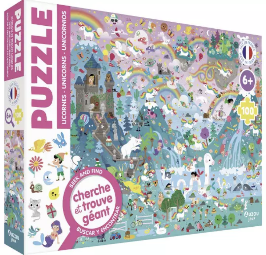 Puzzle - Cherche et trouve - Licornes